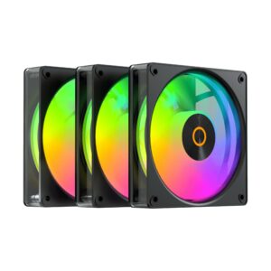 Fan Casing OCYPUS Gamma Elite F12 ARGB 3 in 1 Reverse Blade | 120mm - Black