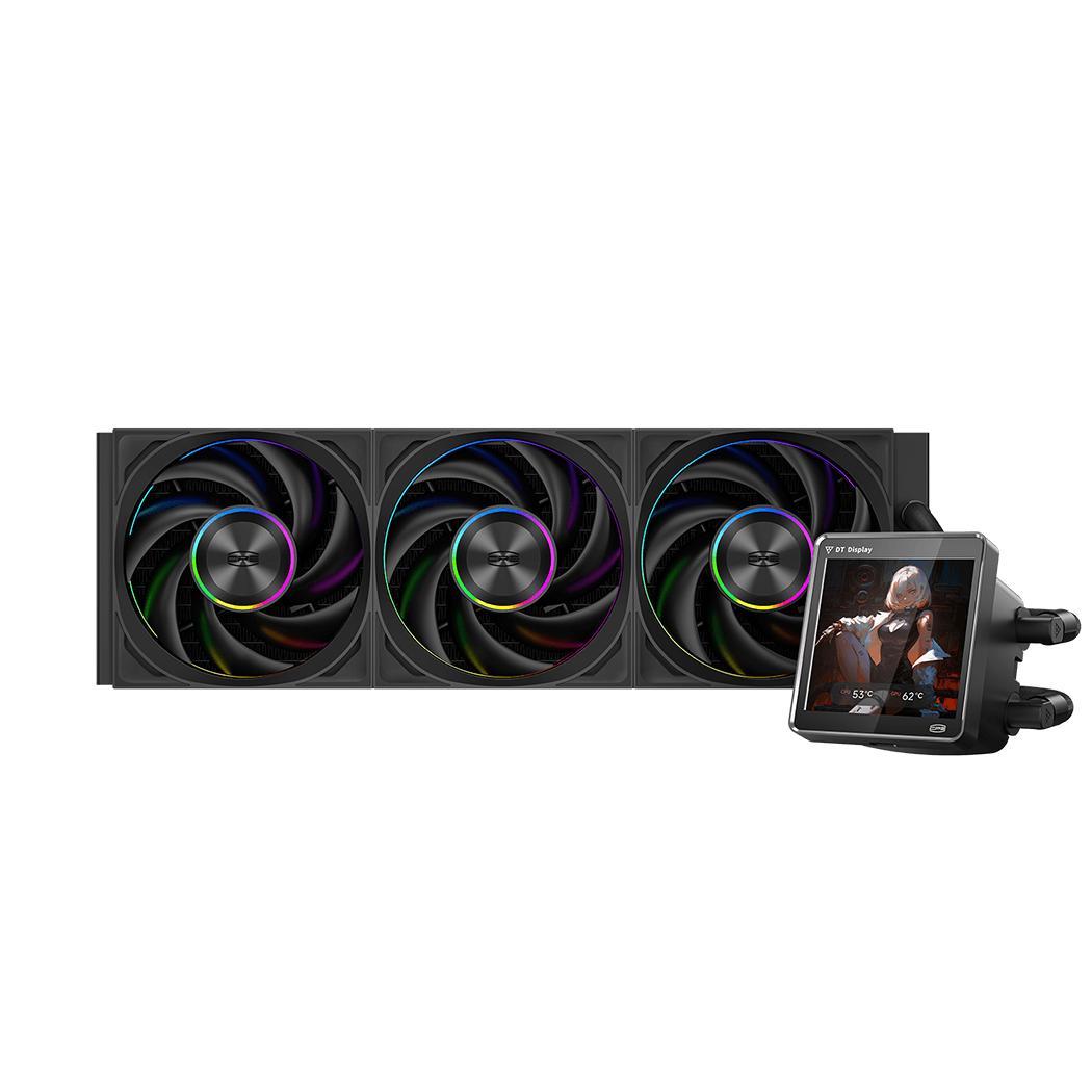 PCCOOLER / PC COOLER DT360 ARGB Display AIO Liquid Cooler - BLACK