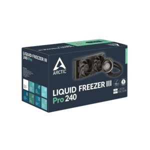 JualARCTIC Liquid Freezer III Pro 240 | Multi Compatible AIO CPU Water Cooler | Black