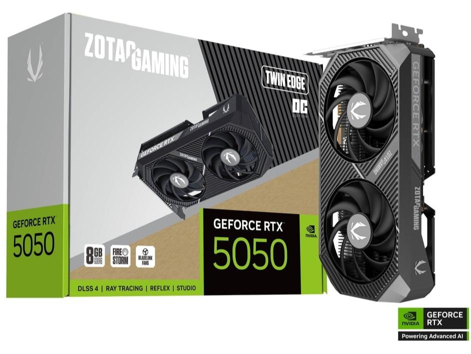 ZOTAC GAMING GeForce RTX 5050 8GB Twin Edge OC GDDR6
