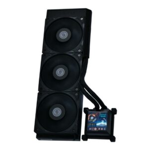 JualLian Li Hydroshift LCD 360S | AIO CPU Cooler LCD Display 2.88″ IPS – Black