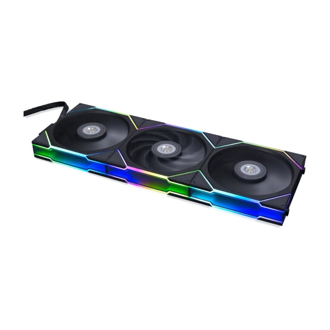 Lian Li Uni Fan TL120 | Fan Casing 120mm Reverse Blade Triple Pack - Black