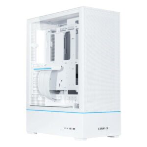 JualLian Li SUP01 | ATX PC Case TG Include 3 PWM Fan – White