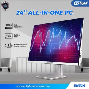 Enlight AIO EN324 | Monitor LED AIO 24" FHD 1920x1080 I3 7100 | 8GB DDR4