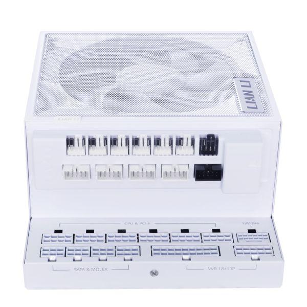 Lian Li Edge Gold 1000 | PSU 1000W 80+ Gold Fully Modular L Shaped With USB HUB - White - Image 2