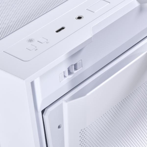 Lian Li Lancool 206 | ATX PC Case TG Include 2 Fans - White - Image 3