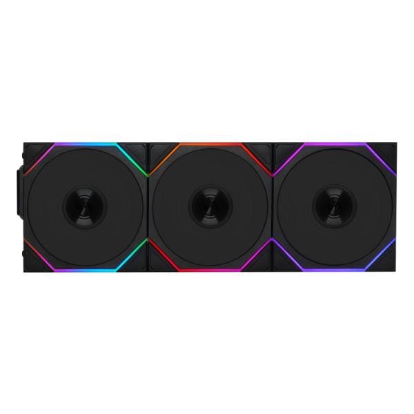 Lian Li TL 120 Wireless | ARGB Fan Casing With Controller Triple Pack - Black