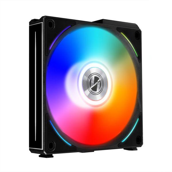 Lian Li Uni Fan AL120 | ARGB Fan Casing 120mm With Controller Triple Pack - Black