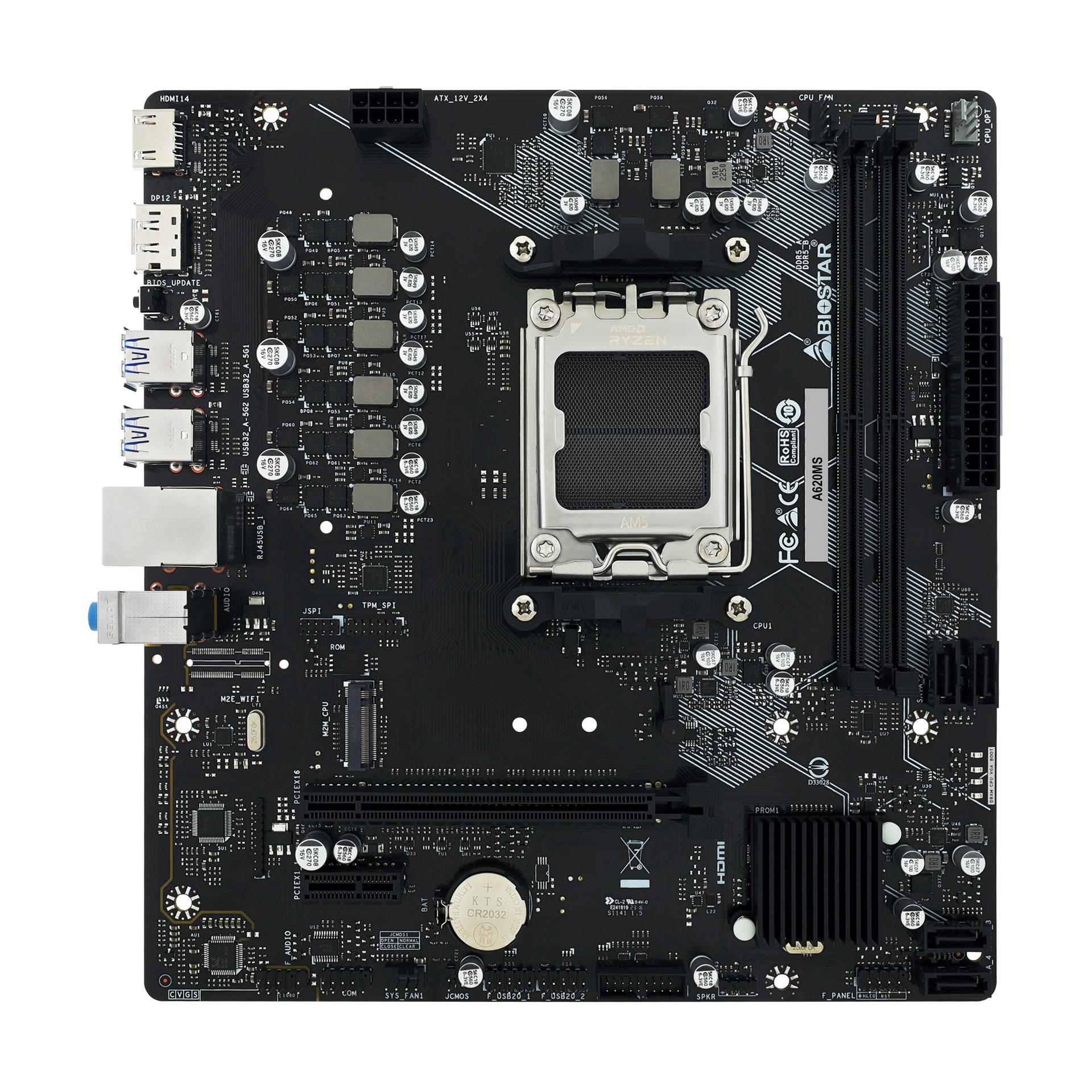 BIOSTAR A620MS (Socket AM5) - Image 2