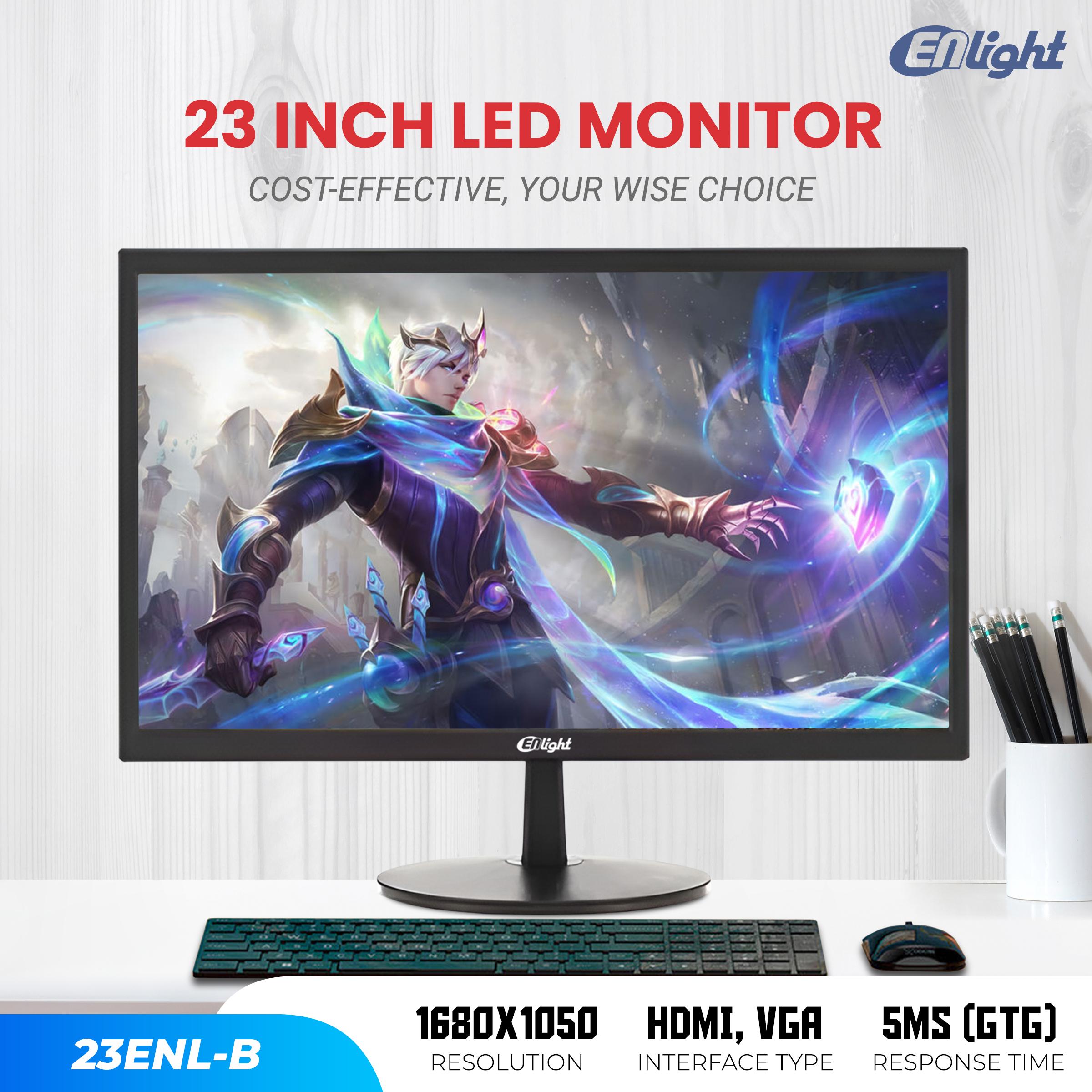 ENLIGHT 23ENL-B | Monitor LED 23" VA 1680x1050 75Hz