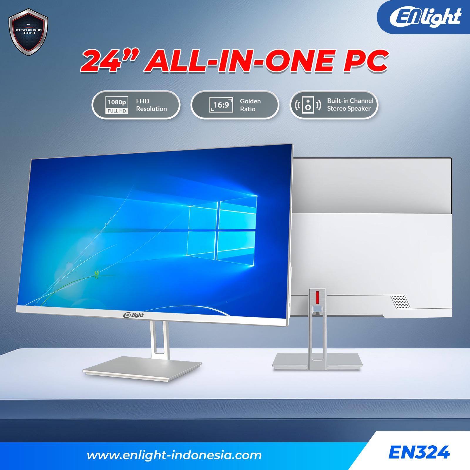 Enlight AIO EN324 | Monitor LED AIO 24" FHD 1920x1080 I3 7100 | 8GB DDR4 - Image 3