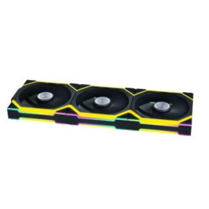 JualLian Li Uni Fan SL 120 Wireless | ARGB Fan Casing Reverse Blade With Controller Triple Pack – Black