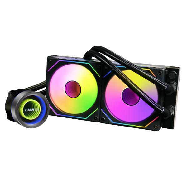 Lian Li Galahad II Trinity Uni Fan SL-Infinity 240 | AIO CPU Cooler ARGB - Black