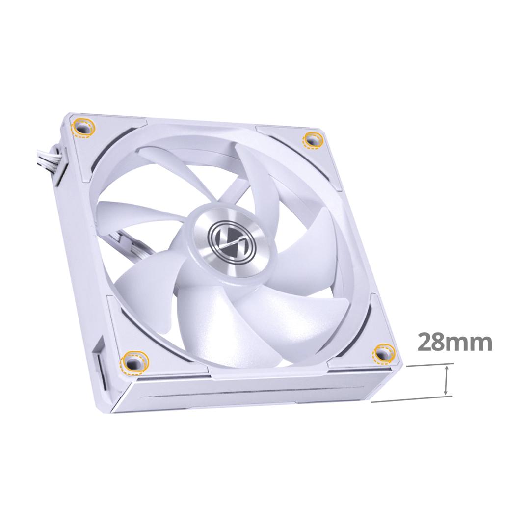 Lian Li Uni Fan AL140 V2 | ARGB Fan Casing 140mm Single Pack - White - Image 2