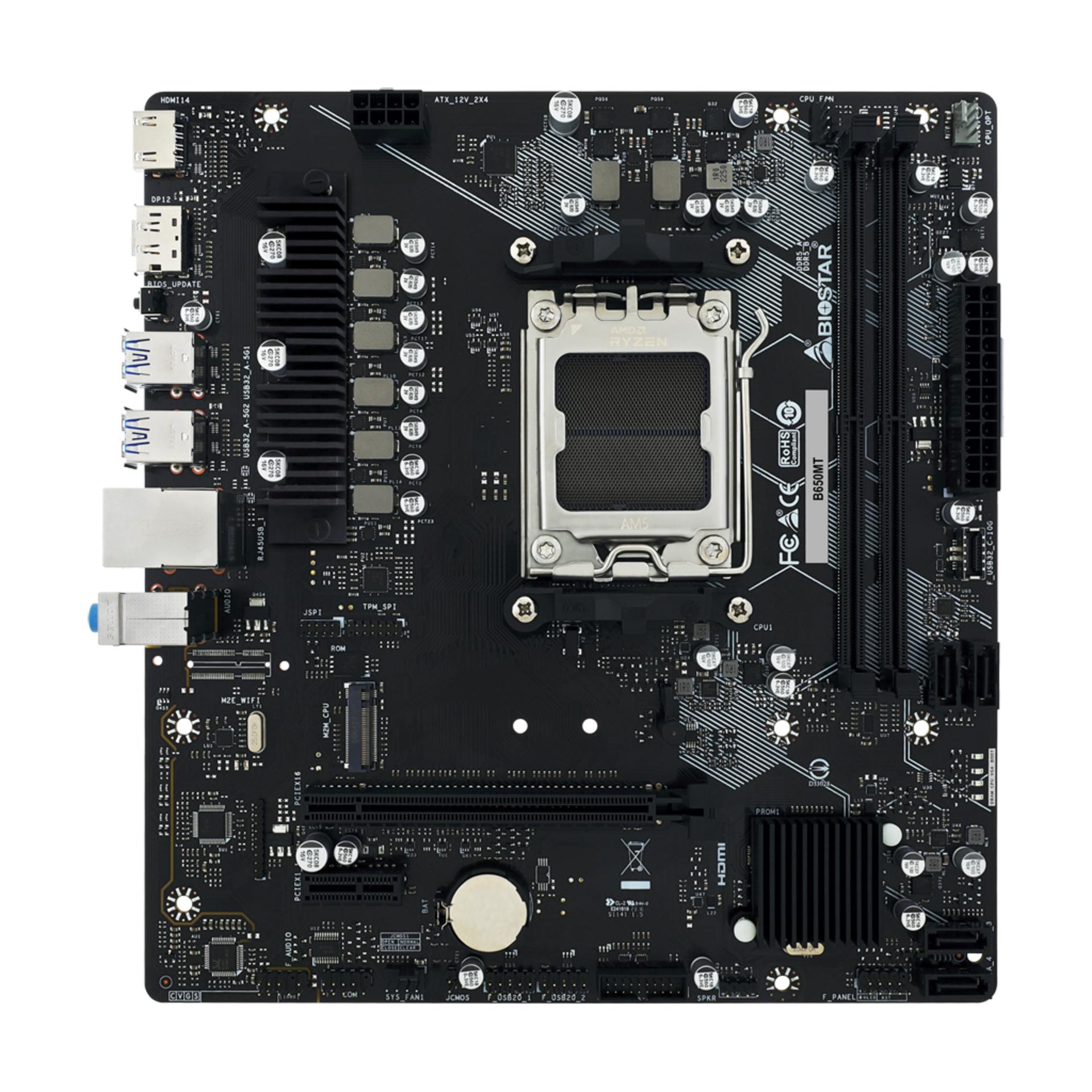 BIOSTAR B650MT (Socket AM5) - Image 2