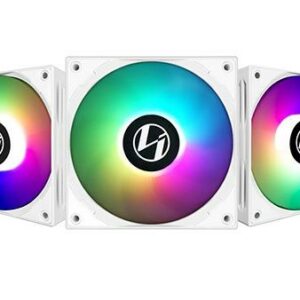 JualLian Li ST120 | ARGB Fan Casing 120mm Triple Pack – White