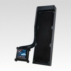 JualLian Li Hydroshift LCD Fan Less 360 | AIO CPU Cooler LCD Display 2.88″ IPS – Black