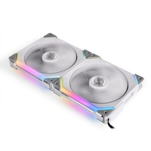 JualLian Li Uni Fan SL140 | ARGB Fan Casing 140mm With Controller Dual Pack – White