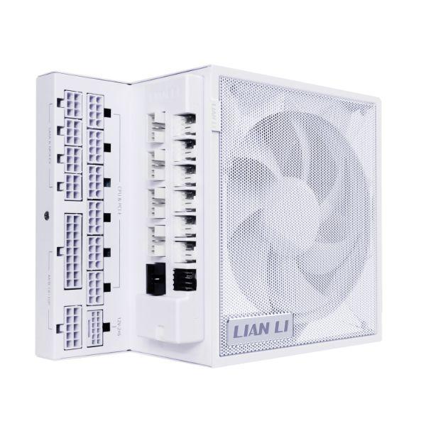 Lian Li Edge Gold 1000 | PSU 1000W 80+ Gold Fully Modular L Shaped With USB HUB - White - Image 3