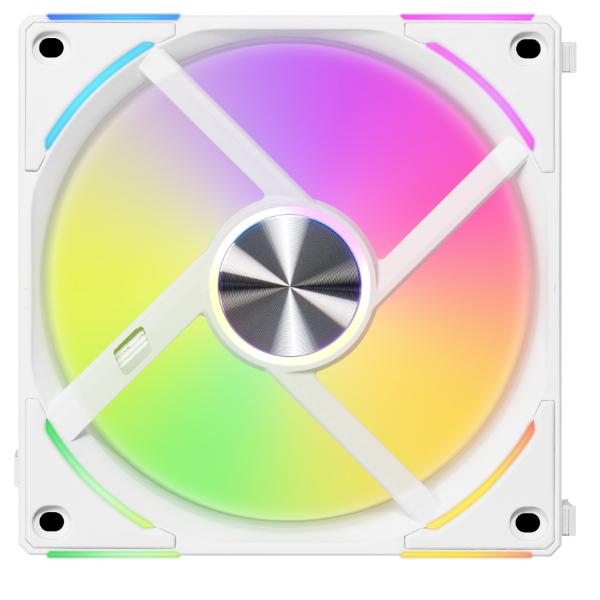 Lian Li Uni Fan AL120 V2 | ARGB Fan Casing 120mm Single Pack - White - Image 2