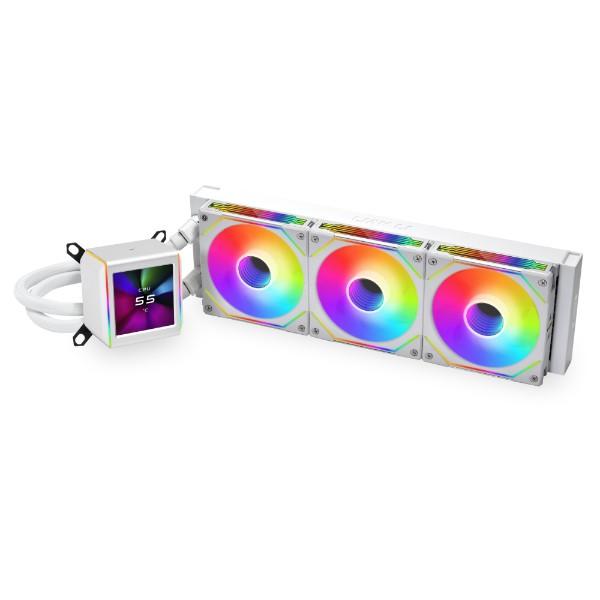 Lian Li Galahad II LCD SL Infinity 360 | AIO CPU Cooler LCD Display 2.88" - White