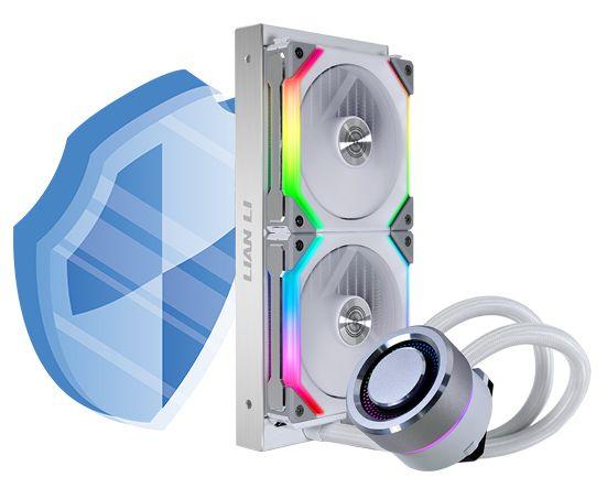 Lian Li Galahad 240 Uni Fan SL Edition | AIO CPU Cooler ARGB - White - Image 3