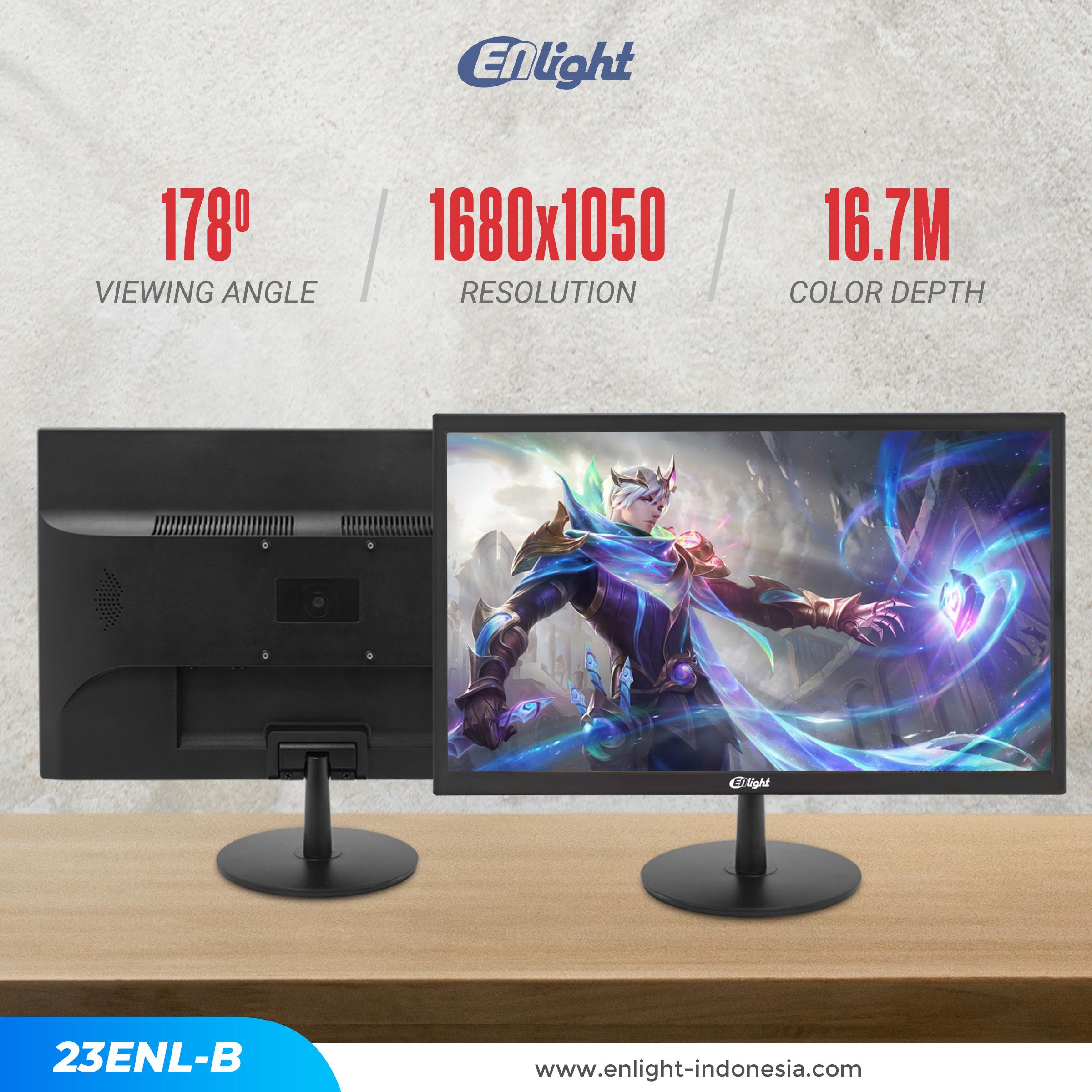 ENLIGHT 23ENL-B | Monitor LED 23" VA 1680x1050 75Hz - Image 2