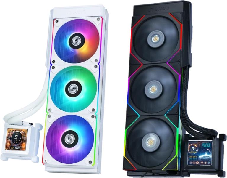 Lian Li Hydroshift LCD 360TL | AIO CPU Cooler LCD Display 2.88" IPS - White - Image 3