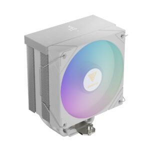GAMDIAS BOREAS M2-51D ARGB - CPU Air Cooler With Digital Display - White
