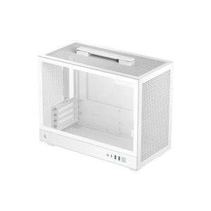 DeepCool CH160 Plus | M-ATX Casing PC Tempered Glass With Handle – White