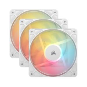 Corsair RS120-R ARGB | 120mm PWM Reverse Fan Triple Pack - White