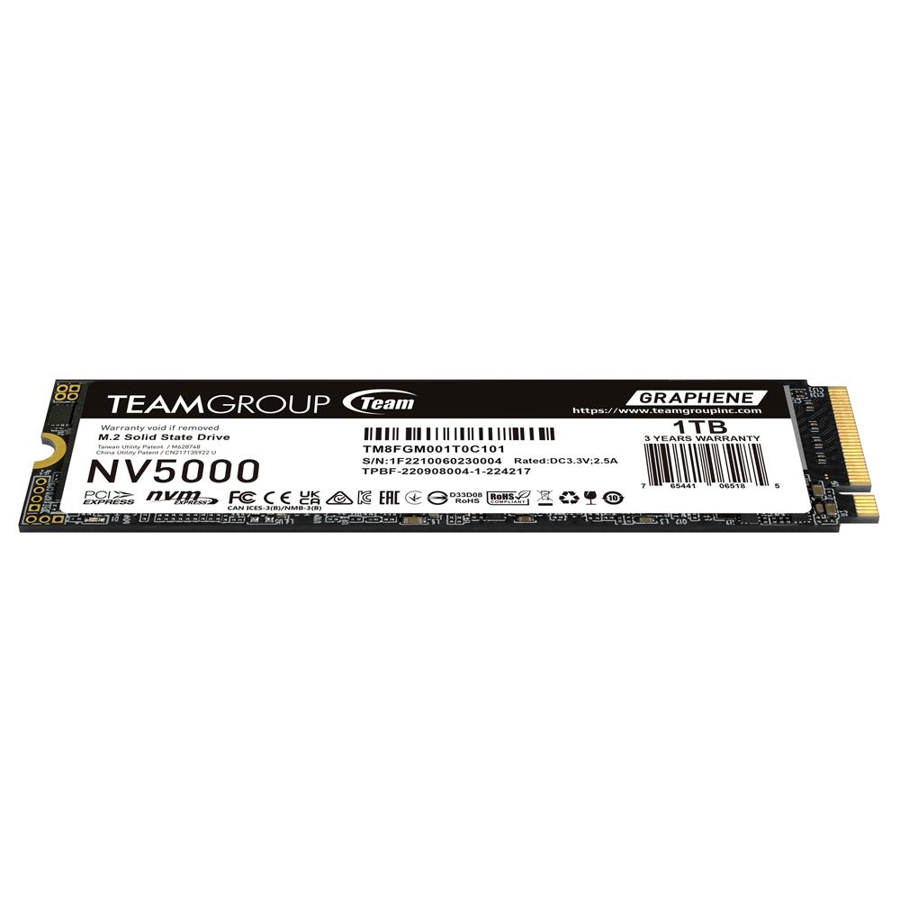 SSD Team NV5000 M.2 2280 NVME 1TB - PCIe Gen4x4 - Image 2