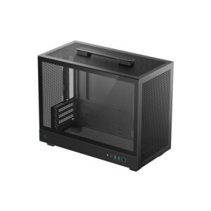 DeepCool CH160 Plus | M-ATX Casing PC Tempered Glass With Handle – Black