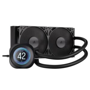 JualCORSAIR NAUTILUS 240 RS LCD &ndash; 240mm AIO Liquid CPU Cooler With LCD Display &ndash; Black