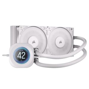 JualCORSAIR NAUTILUS 240 RS LCD &ndash; 240mm AIO Liquid CPU Cooler With LCD Display &ndash; White