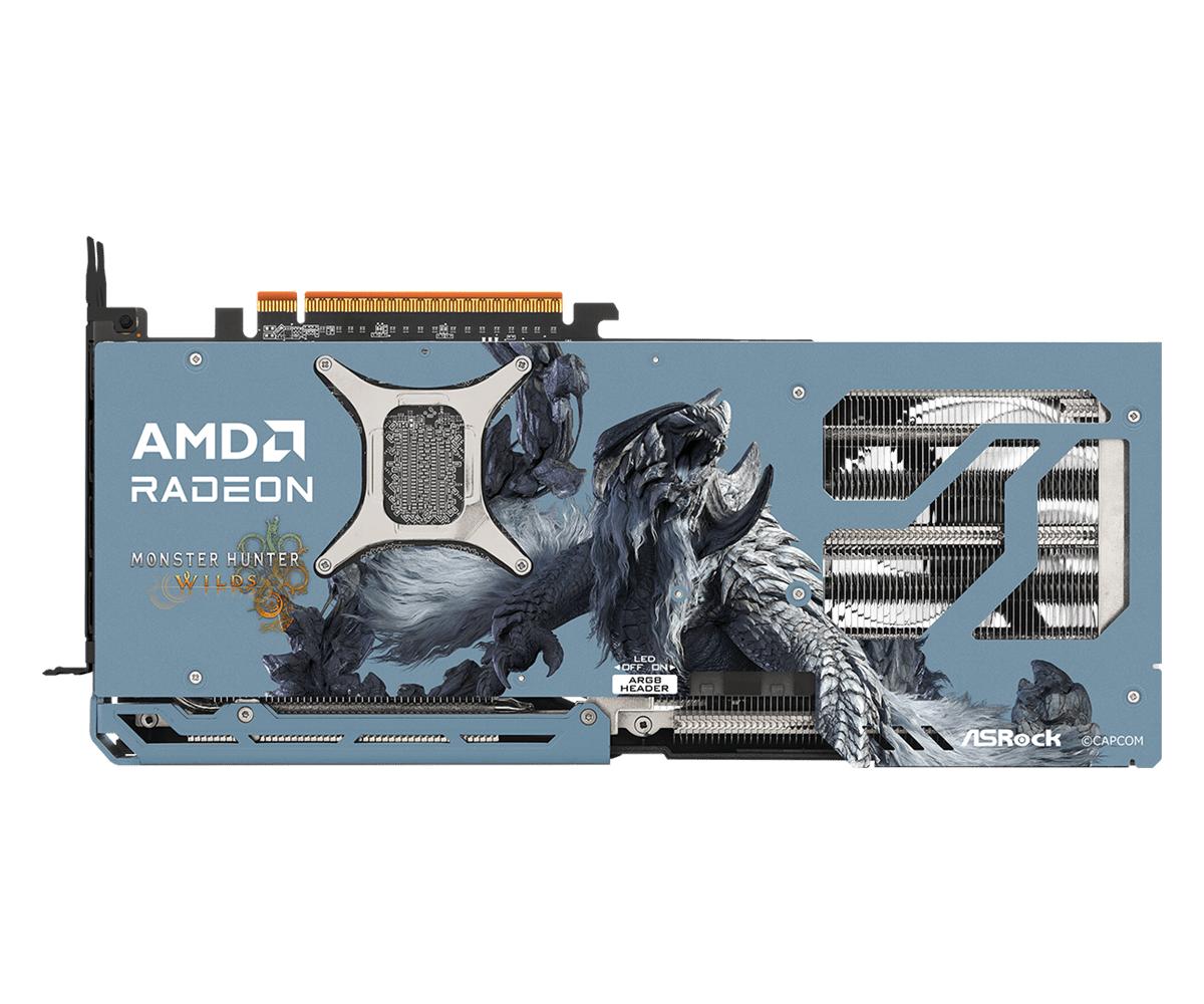ASRock AMD Radeon RX 9070 XT Monster Hunter Wild Edition 16GB GDDR6 - Image 5