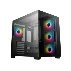 Casing DEEPCOOL CG530 4F - Panoramic ATX PC Case Include 4 FAN ARGB - BLACK