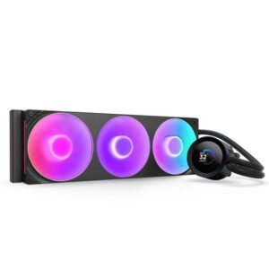 NZXT KRAKEN PLUS 360 RGB | AIO Liquid Cooling 1.54" LCD Display - Black