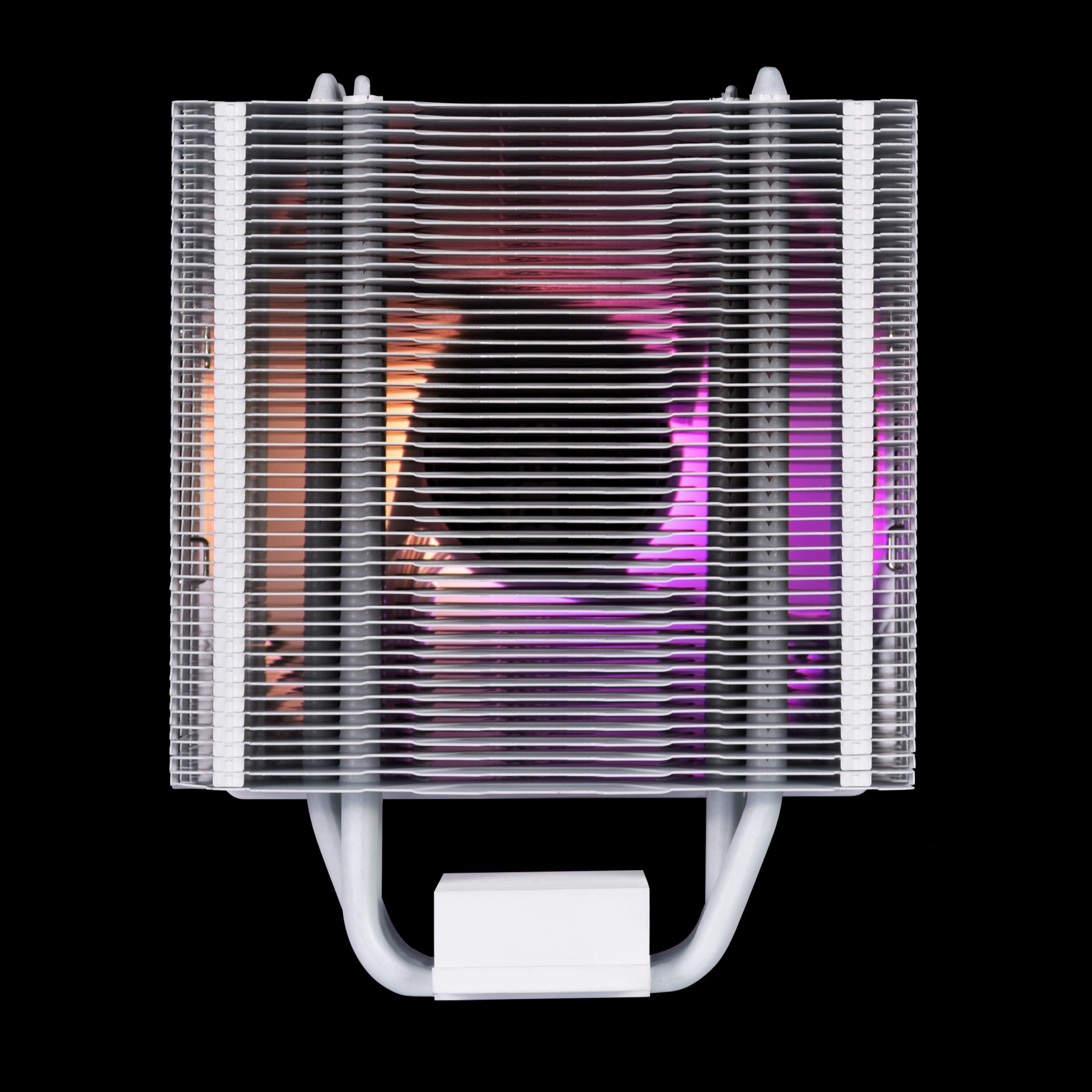 GAMDIAS BOREAS E1-410 ARGB - CPU Air Cooler - White - Image 4