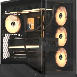 Formula V-Line Crystal U9 PA - E-ATX PC Case Include 4 FAN ARGB PWM - Black