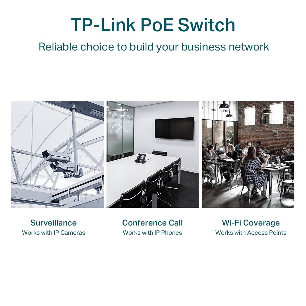 TP-LINK TL-SG1218MPE 18-Port Gigabit Easy Smart Switch 16-Port PoE+ - Image 4