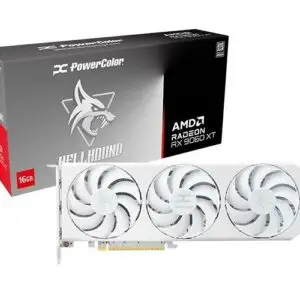 JualPOWERCOLOR AMD RADEON Hellhound Spectral White RX 9060 XT 16GB GDDR6