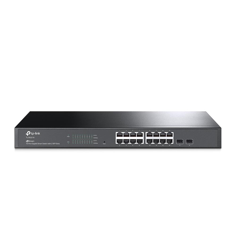 TP-LINK TL-SG2218 JetStream 16-Port Gigabit Smart Switch With 2 SFP