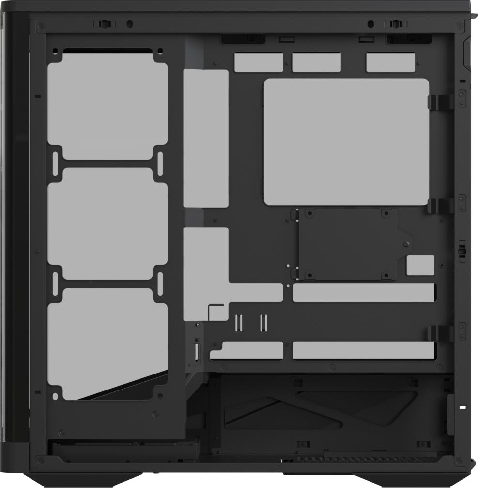 Formula V-Line Crystal U9 PA - E-ATX PC Case Include 4 FAN ARGB PWM - Black - Image 6