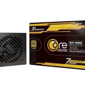 JualSeasonic Core V2 GX-650 ATX 3.1 PCIe 5.1 80+ GOLD Fully Modular – BLACK