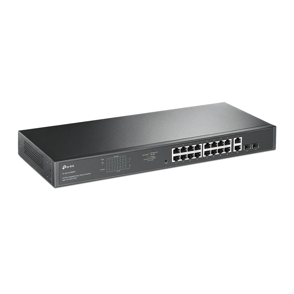 TP-LINK TL-SG1218MPE 18-Port Gigabit Easy Smart Switch 16-Port PoE+ - Image 2