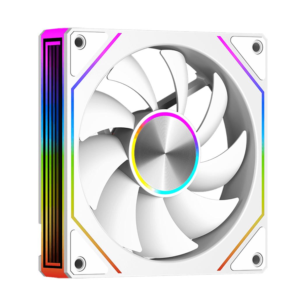 PCCOOLER FG120 ARGB | 120mm Forward Fan PWM ARGB - WHITE - Image 2