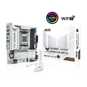 JualASUS TUF GAMING B850M-PLUS WIFI7 W (Socket AM5, AMD B850, DDR5)