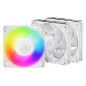 JualARCTIC P12 Pro A-RGB 3 Pack &ndash; 120mm A-RGB PWM Fan With Cable Splitter &ndash; White