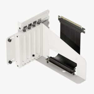 JualHAVN Universal Vertival GPU Kit | 6-Slot Adjustable Height, PCIe 5.0 &ndash; White